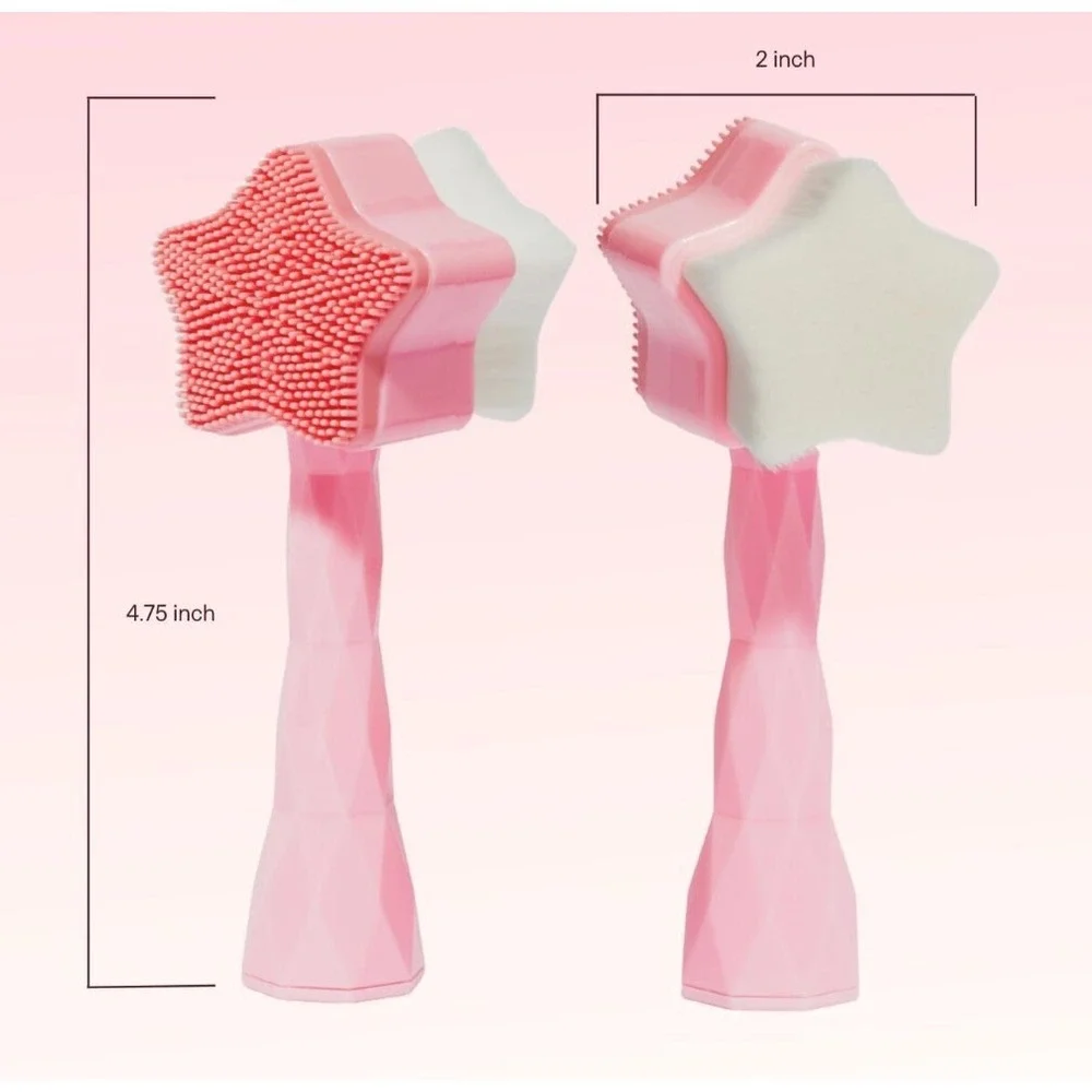 2-in-1 Facial Brush ~ pink